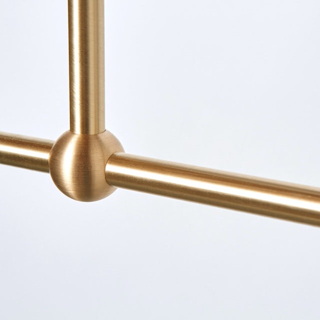 gallery image for Chandelier-Two-Natural-Ball-Detail