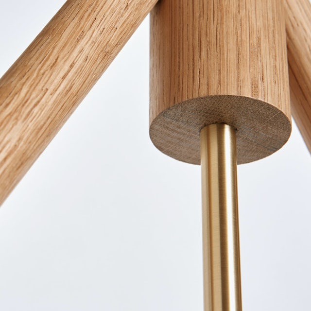 gallery image for Chandelier-Two-Natural-Canopy-Detail