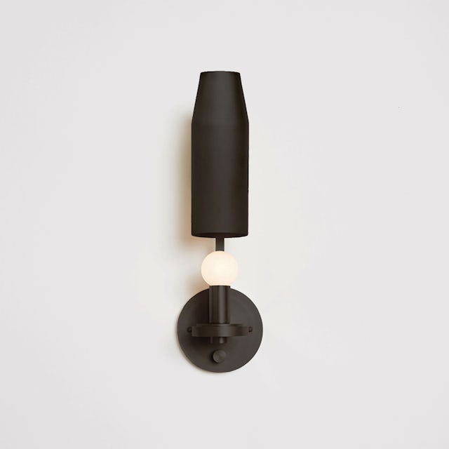 gallery image for Chamber-Sconce_Bronze_Up_22