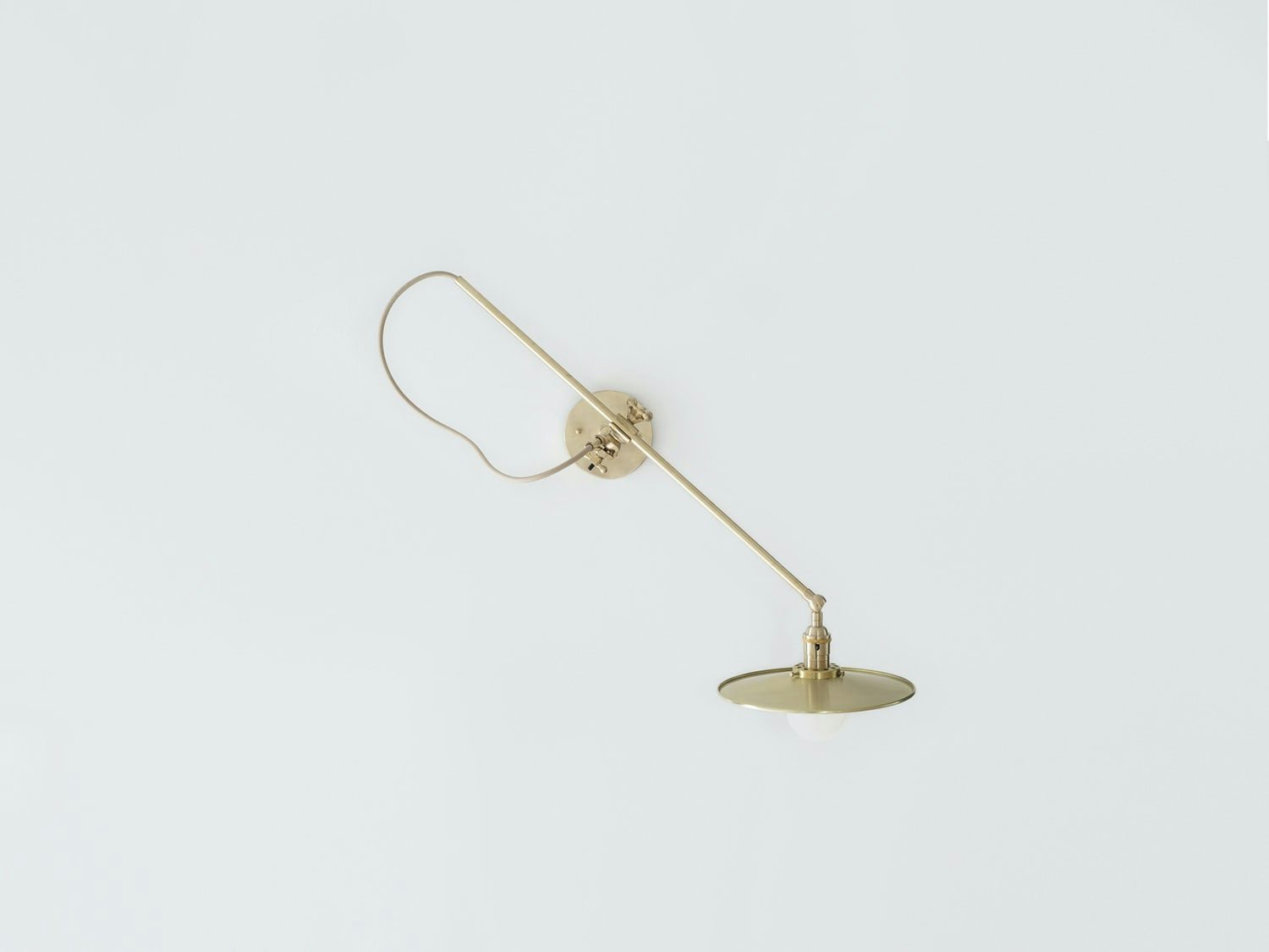 gallery image for Brass-Wall-Lamp_Down_Hardwired