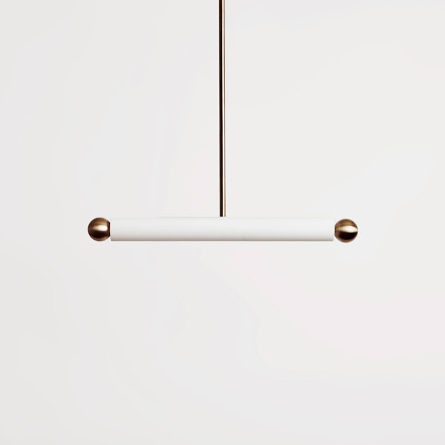 gallery image for Tube_Pendant_MEDIUMl_Lost_Brass