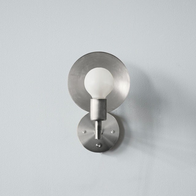 gallery image for Orbit Sconce Hardwired_Front_Nickel