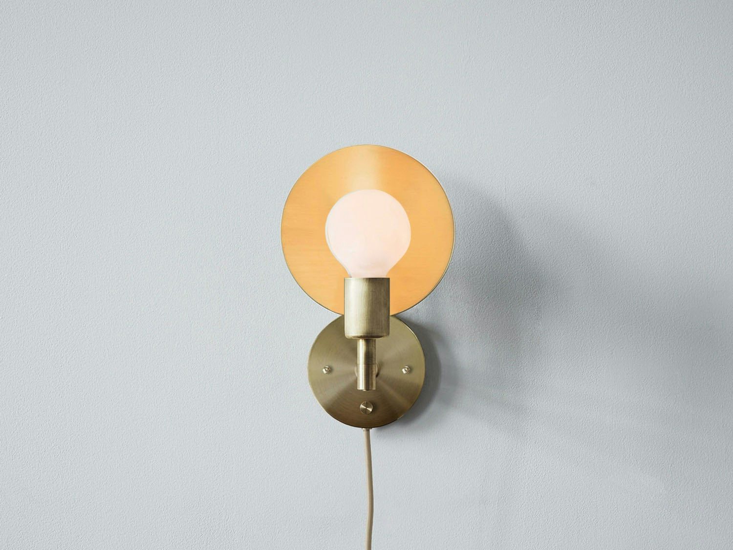 gallery image for Orbit Sconce Plug-In_Front_On