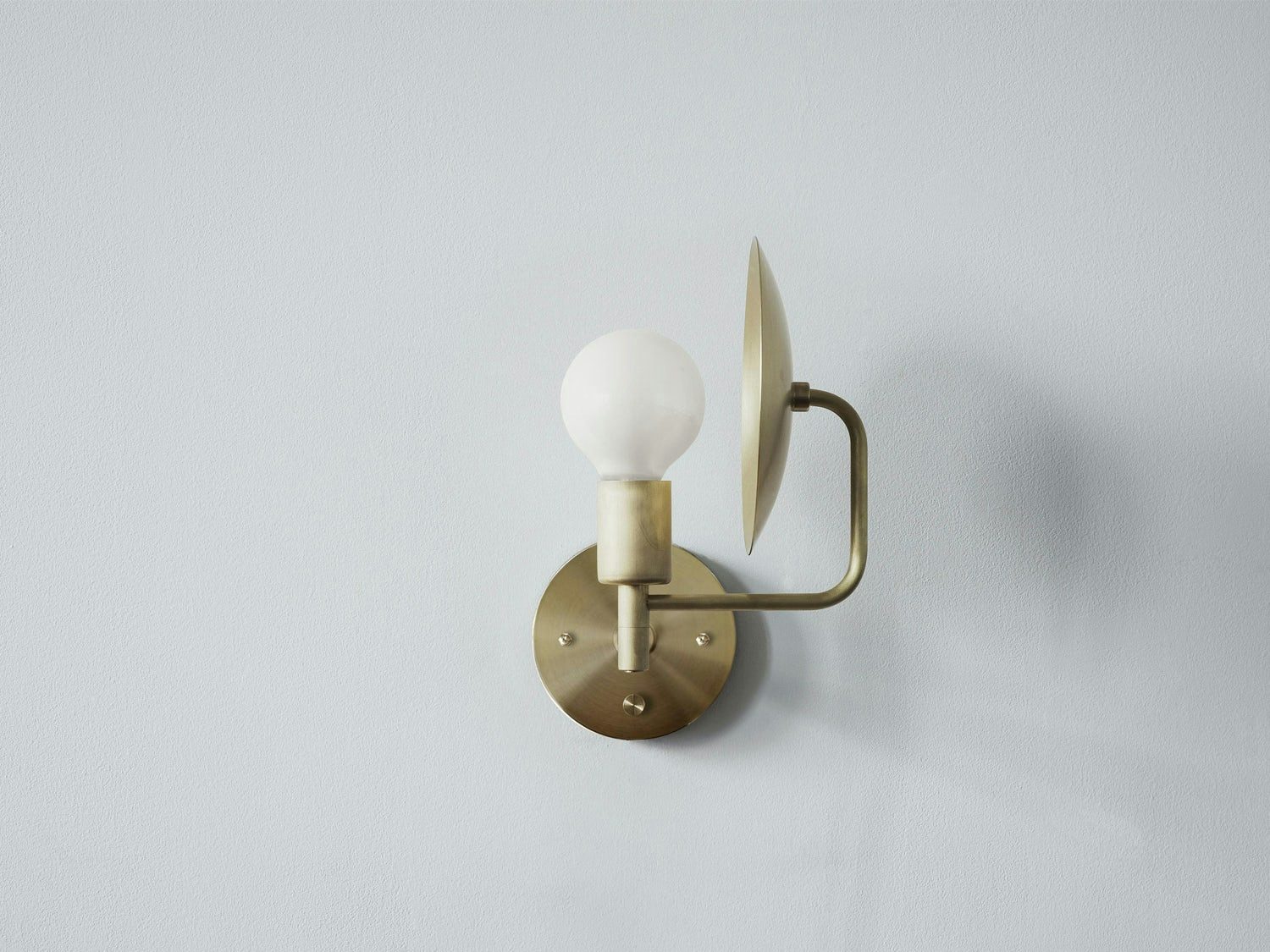 gallery image for Sconce Hardwired_Side_Brass