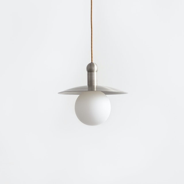 gallery image for 1_Web_HELIOS_PENDANT_NICKEL_SPHERE_STRAIGHT_OFF