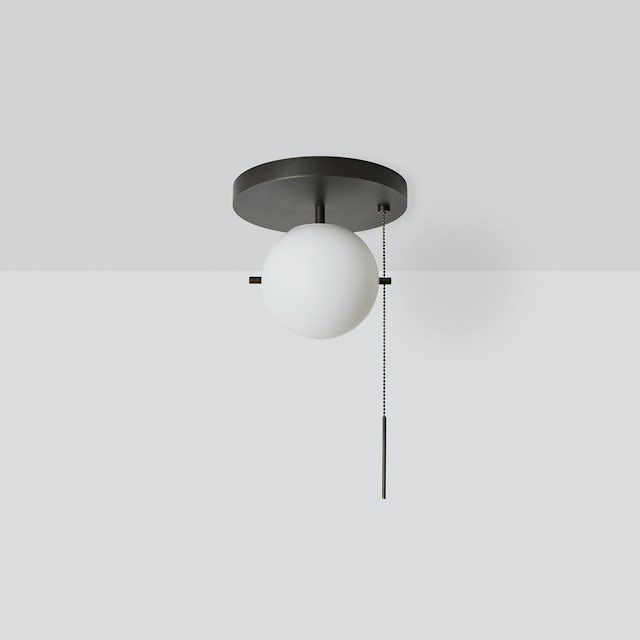 gallery image for Signal-Flush-Mount_Bronze_Front_Off