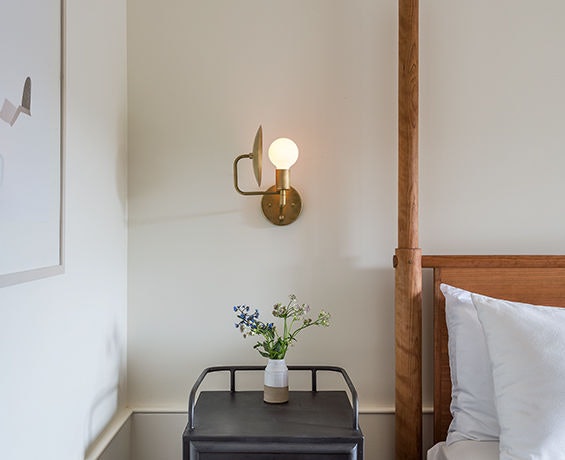 An alternative image of Orbit Sconce in use