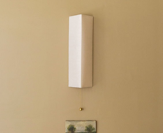 An alternative image of Shaded Gable Sconce in use